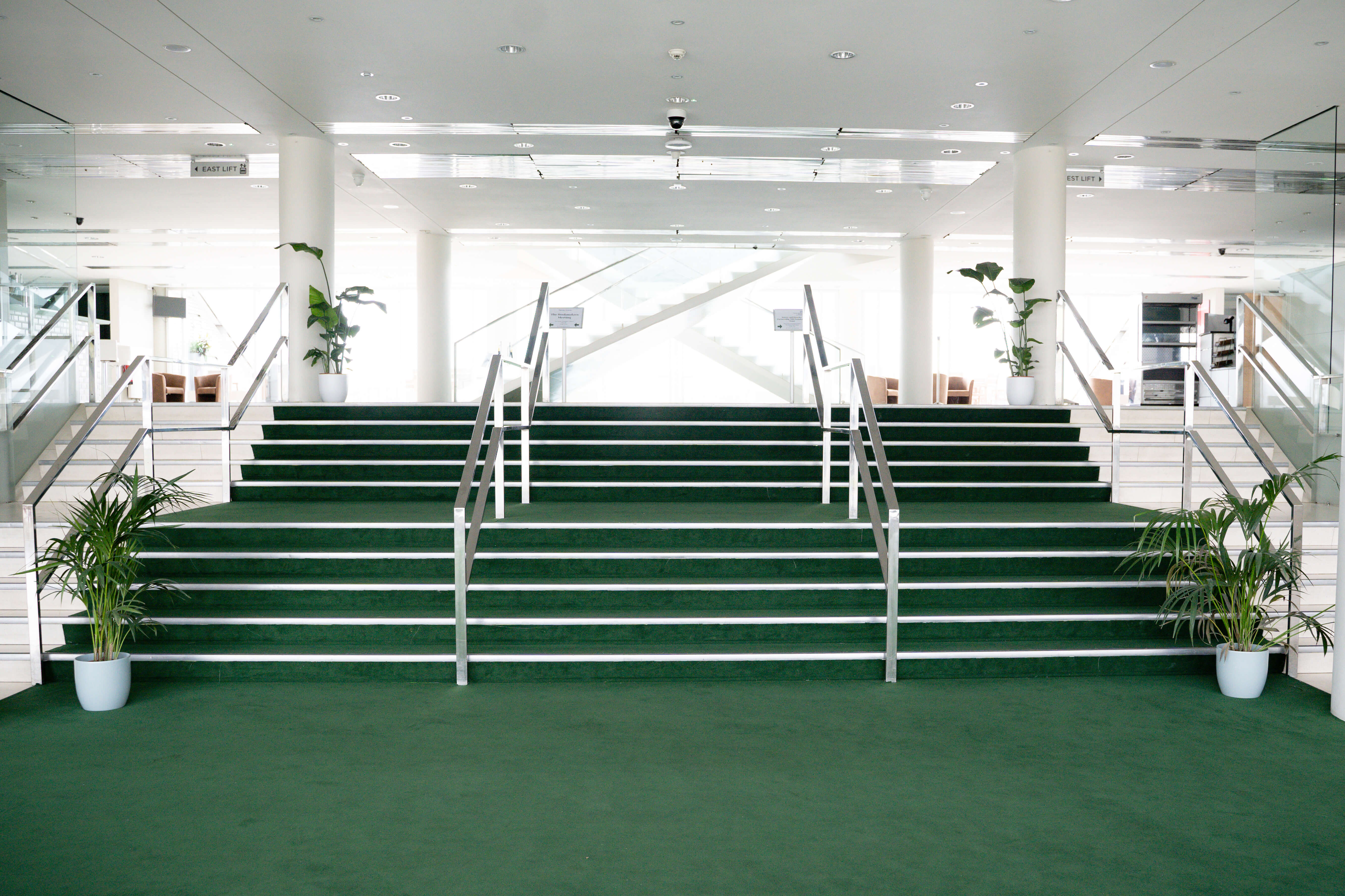Epsom - Queens Stand Entrance stairs.jpg